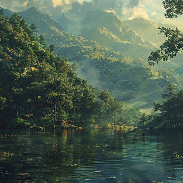 Lake Landscape Canvas
